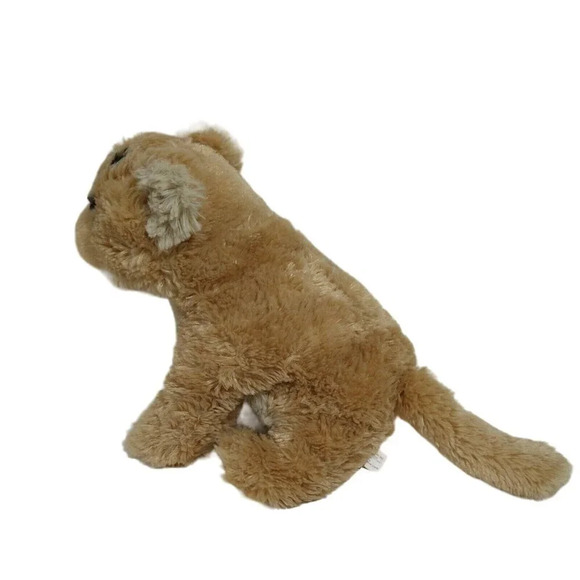 Wild Republic Lion Cub Wild Cat Plush Stuffed Animal Realistic Tan Brown 11 inch - Picture 3 of 10